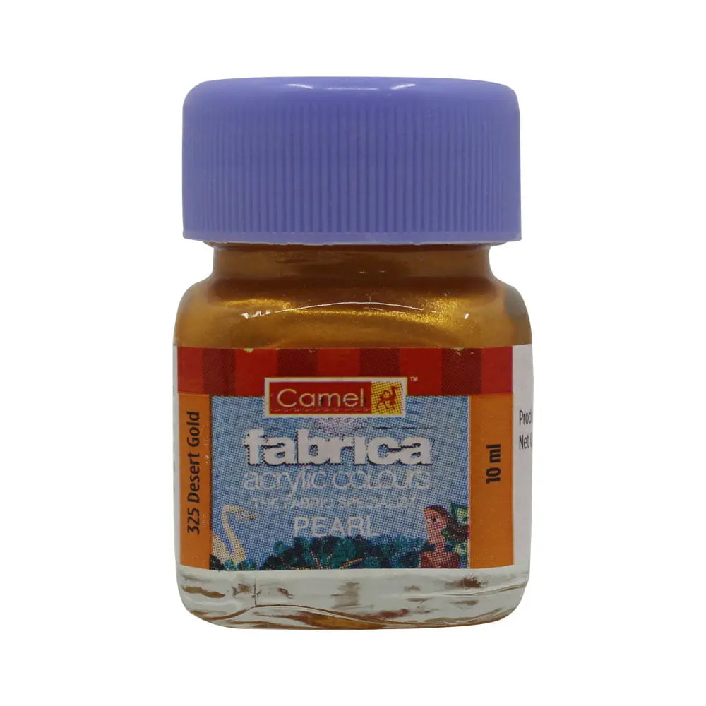 Camel Fabrica Acrylic Colours Pearl (Loose Colours) 10ml Camel
